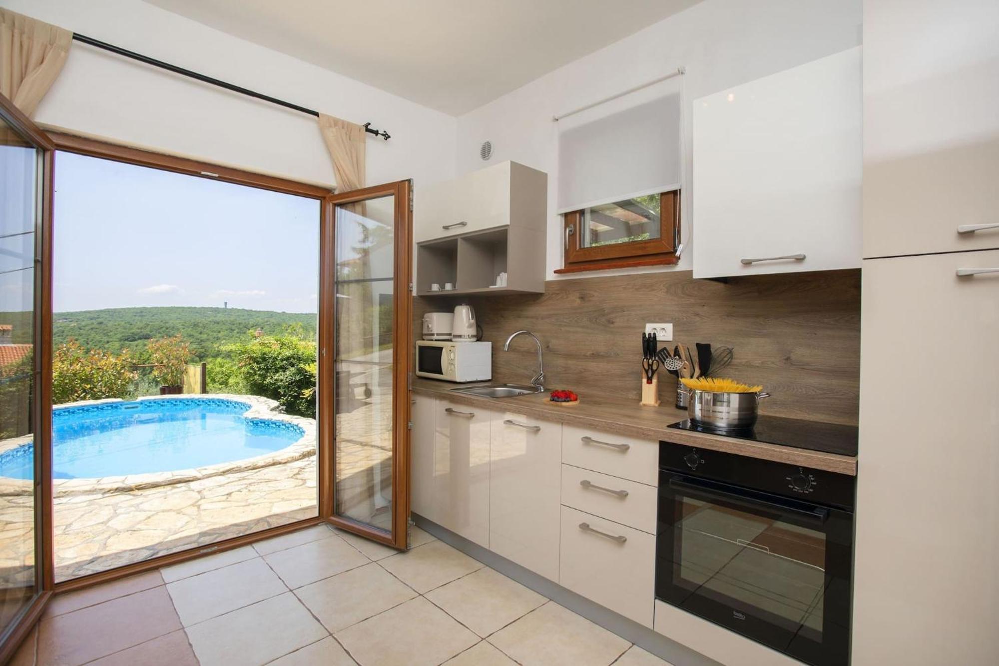 Holiday Home Deborah With Private Pool Labin  Exterior foto