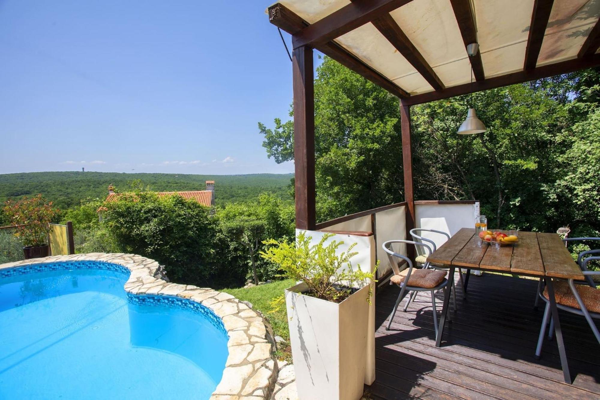 Holiday Home Deborah With Private Pool Labin  Exterior foto